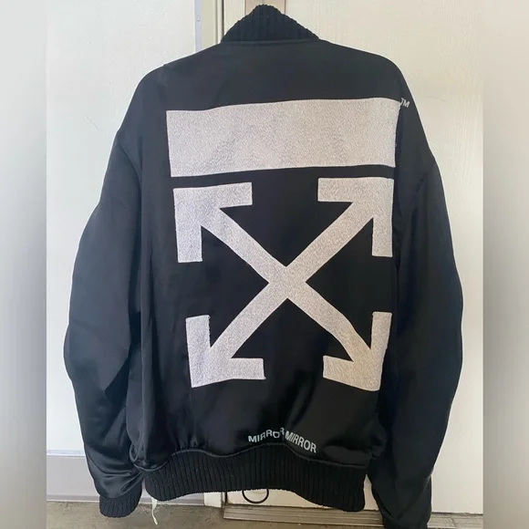 OFF-WHITE Bomber Jacket Tiger Embroidery